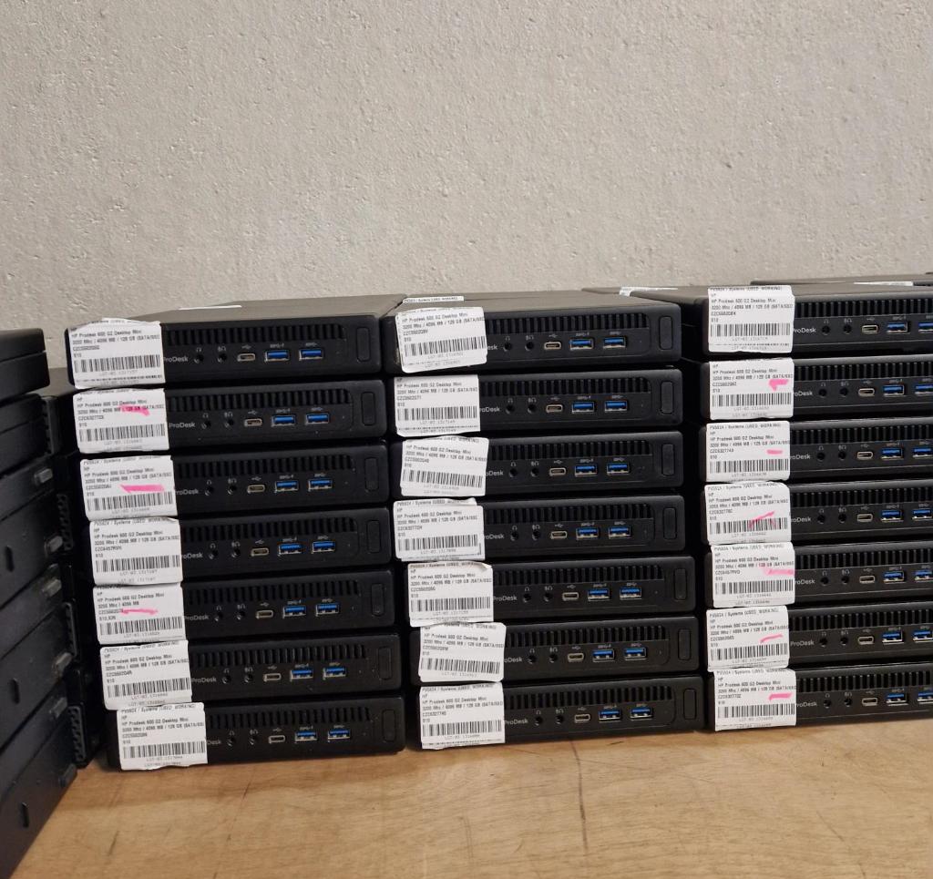 SALE!! Mini desktop pc i5 of i7 + W11 Pro v.a. €149 + 1jr Ga, 8 GB, Refurbished, Ophalen of Verzenden, HP