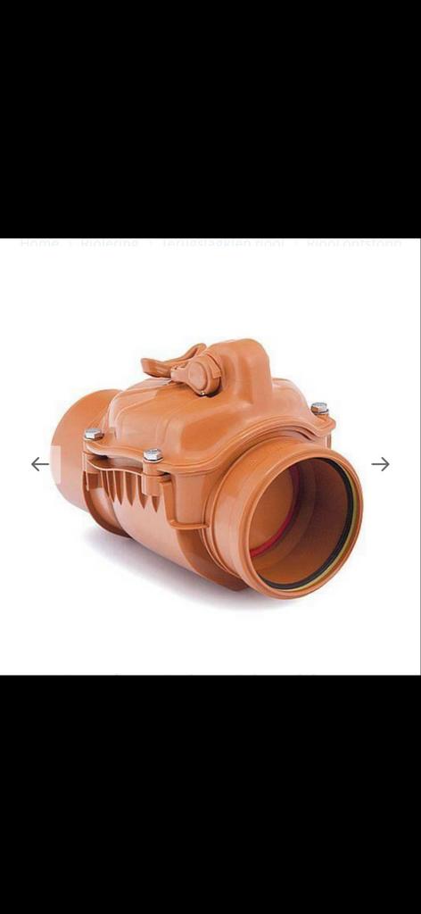 Karmat Ontstoppingsstuk met Keerklep 300mm, Doe-het-zelf en Verbouw, Buizen en Afvoer, Ophalen, Afvoer, Pvc, Nieuw
