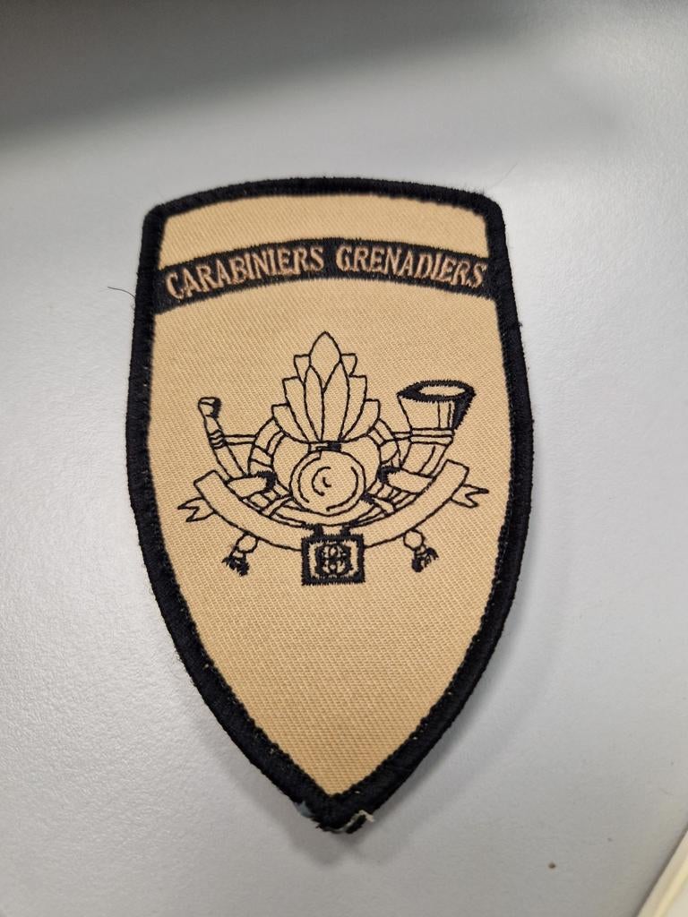 Carabiniers Grenadiers patch, Ophalen of Verzenden, Luchtmacht, Nederland, Embleem of Badge