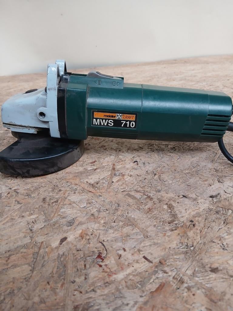 Meister Craft MWS 710 Haakse Slijpmachine, Doe-het-zelf en Verbouw, Gereedschap | Slijpmachines, Meister Craft, Gebruikt, Ophalen of Verzenden