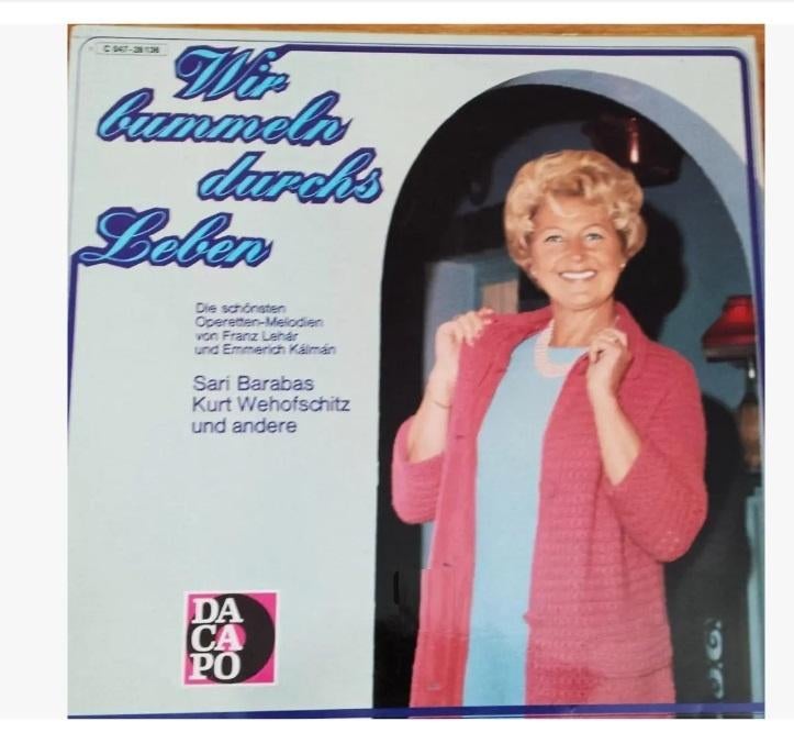 LP operette grammofoonplaat Vinyl Wir bummeln durchs Leben, Ophalen of Verzenden, Zo goed als nieuw, 12 inch, Levenslied of Smartlap