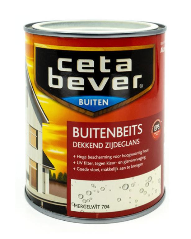 Cetabever Buitenbeits 750 ml, Flexa strak buitenlak 465ml, Ophalen, Nieuw, Wit, Verf