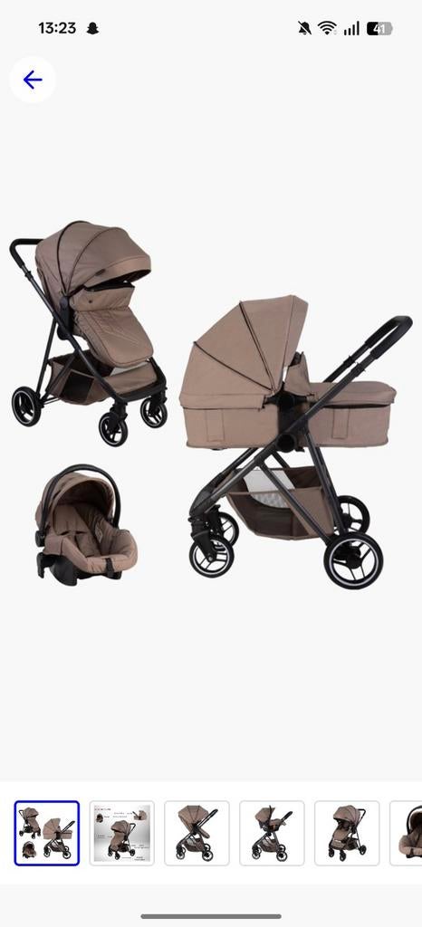 X Adventure Rover 3 in 1 Kinderwagen - Zo goed als nieuw, Zo goed als nieuw, Combiwagen, Verstelbare duwstang, Ophalen