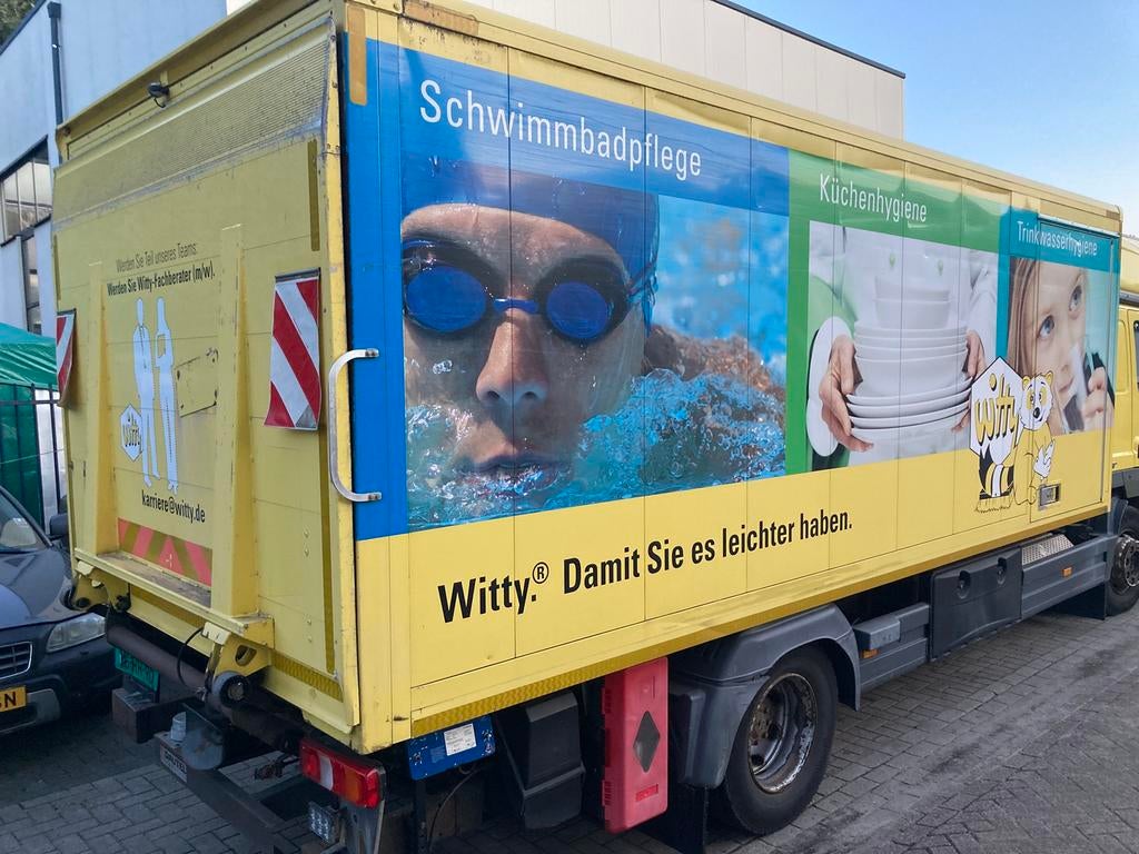 Laadbak meubelbak vrachtwagen Atego met laadklep, Auto-onderdelen, Vrachtwagen-onderdelen, Ophalen, Gebruikt