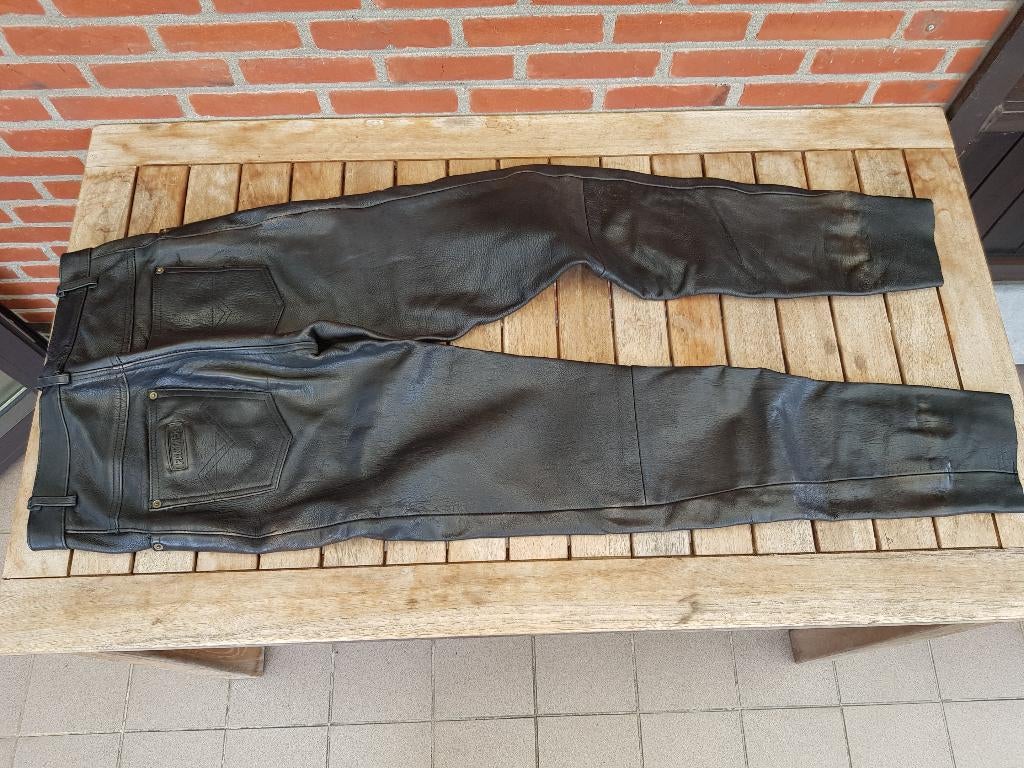 LEDEREN MOTORBROEK PANTHER, Motoren, Broek | leer, Ophalen of Verzenden, Dames, Tweedehands