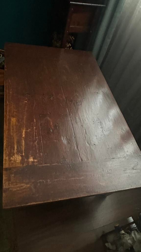 Teak salontafel, Gebruikt, 100 tot 150 cm, Teakhout, Minder dan 50 cm