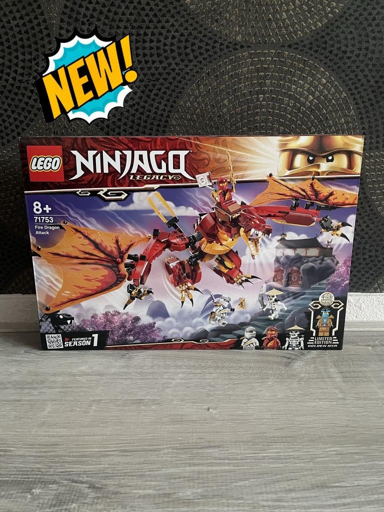 LEGO Ninjago Legacy Vuurdraak Aanval 71753 - Nieuw, Ophalen of Verzenden, Nieuw, Complete set, Lego