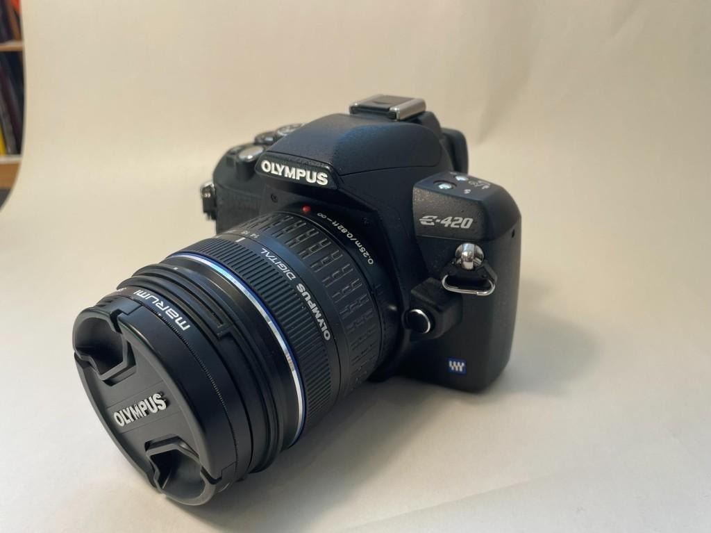 Fotocamera Olympus E-420, Audio, Tv en Foto, Fotocamera's Digitaal, Ophalen, Gebruikt, Spiegelreflex, Olympus