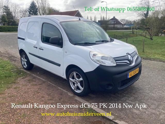 Renault Kangoo Express 1.5 DCI 75PK Nw Apk 17 "Lm Vlg, Auto's, 21 km/l, Euro 5, Stof, Gebruikt