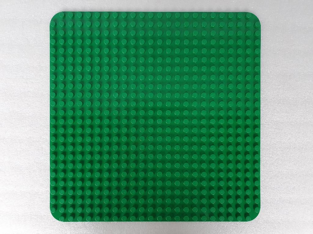 Groene Lego Duplo grondplaat 22x22 studs, Ophalen of Verzenden, Gebruikt, Duplo
