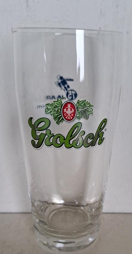 Grolsch Bierglas type Fluitje v.v. Diepenheim, Ophalen of Verzenden, Zo goed als nieuw, Glas of Glazen, Grolsch