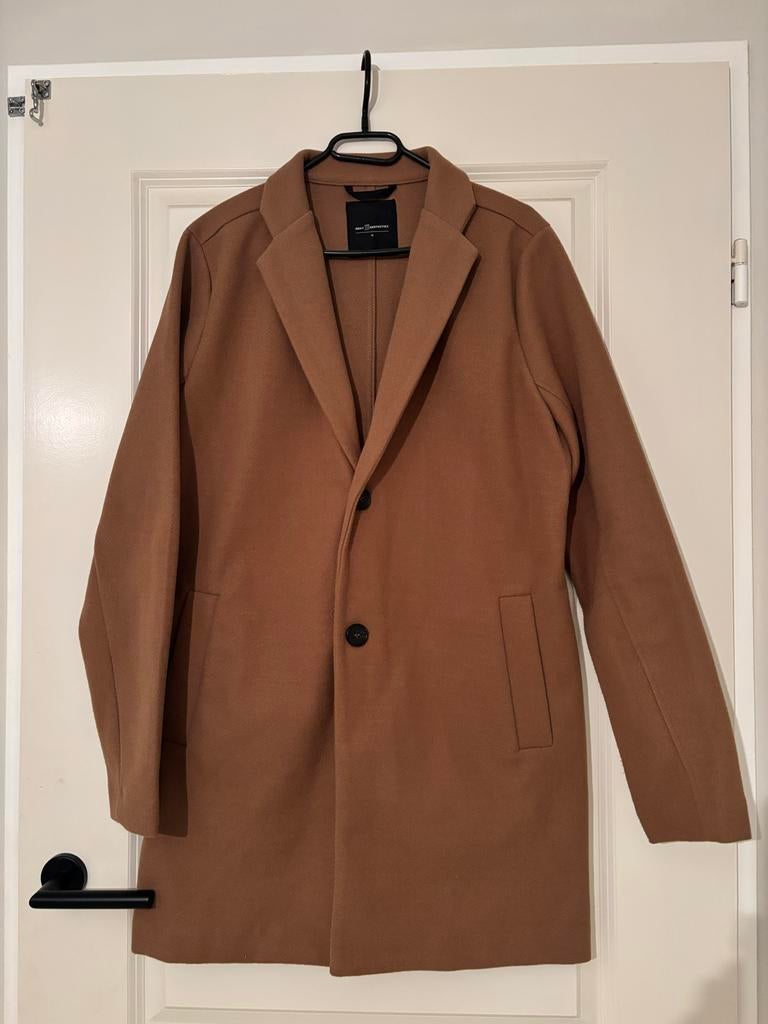 Bruine manteljas The Sting - Maat M, Ophalen of Verzenden, Zo goed als nieuw, Maat 48/50 (M), Bruin