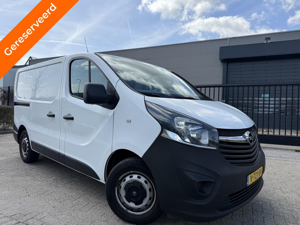 Opel Vivaro 1.6 CDTI 3 Zits Navigatie Parkeersensoren, Euro 5, Gebruikt, 4 cilinders, Wit