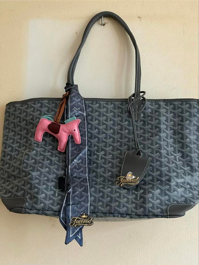 Tote bag with zipper, Ophalen of Verzenden, Nieuw, Grijs, Shopper