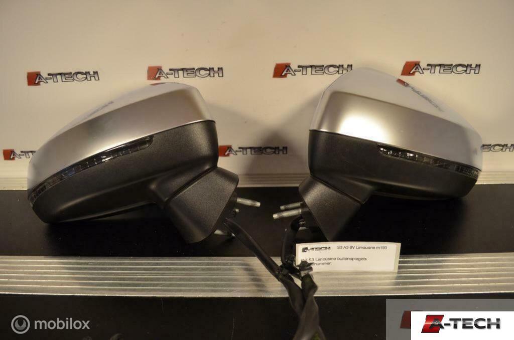 Buitenspiegels S3 A3 8V Limousine Facelift m193, Auto-onderdelen, Spiegels, Audi, Gebruikt, Audi, Ophalen of Verzenden