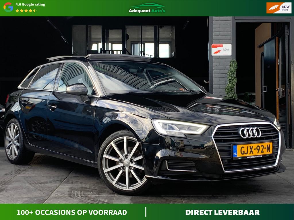 Audi A3 SPORTBACK 35 TFSI CoD Pro Line|Pano|Virtual|BTW auto, Auto's, Audi, 4 cilinders, Zwart, Bedrijf, Geïmporteerd