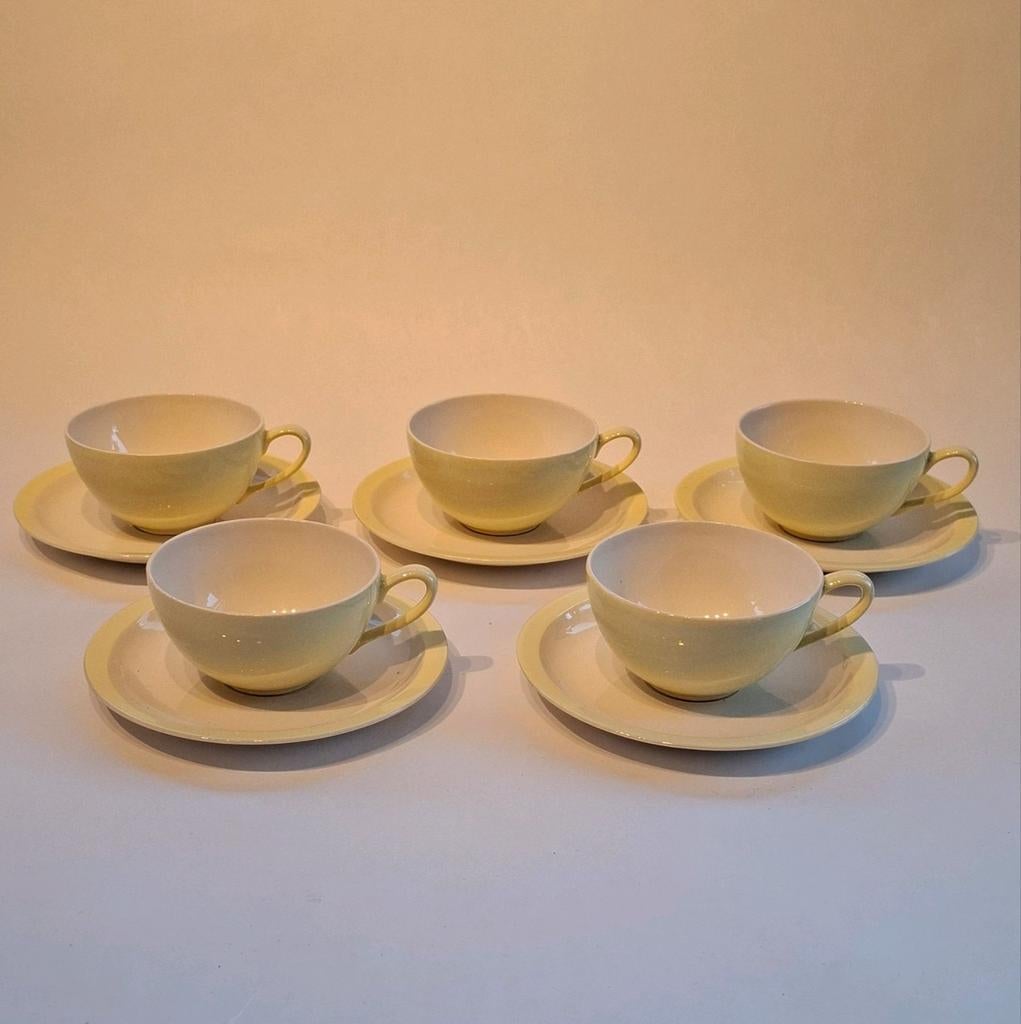 Kop & Schotels van Petrus Regout (5x), Ophalen of Verzenden