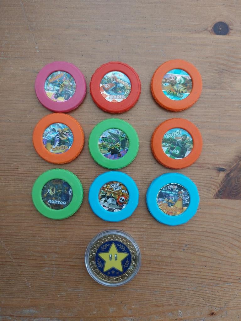 Mario coins met speciale ster, Verzamelen, Supermarktacties, Ophalen of Verzenden
