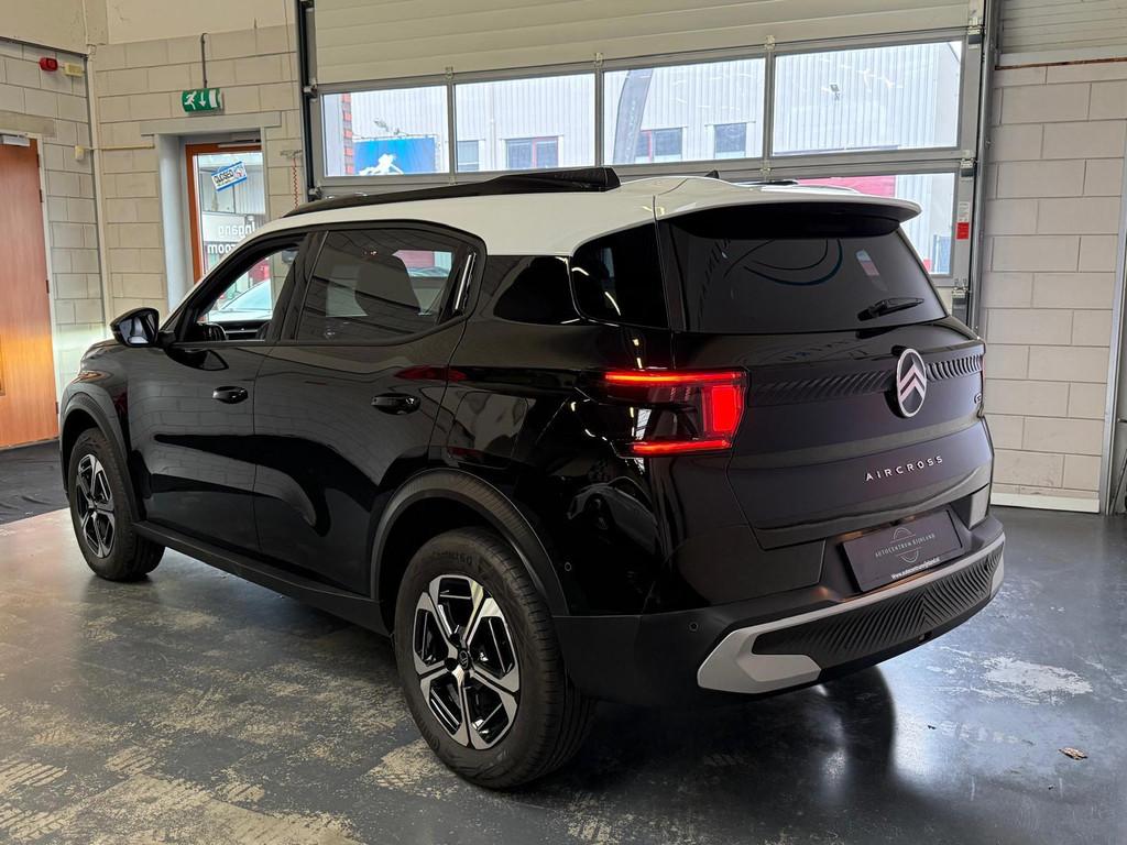 Citroen C3 AIRCROSS 1.2 Hybrid 145pk Max Camera, Stoel/Stuur, 145 pk, Stof, 1250 kg, Zwart