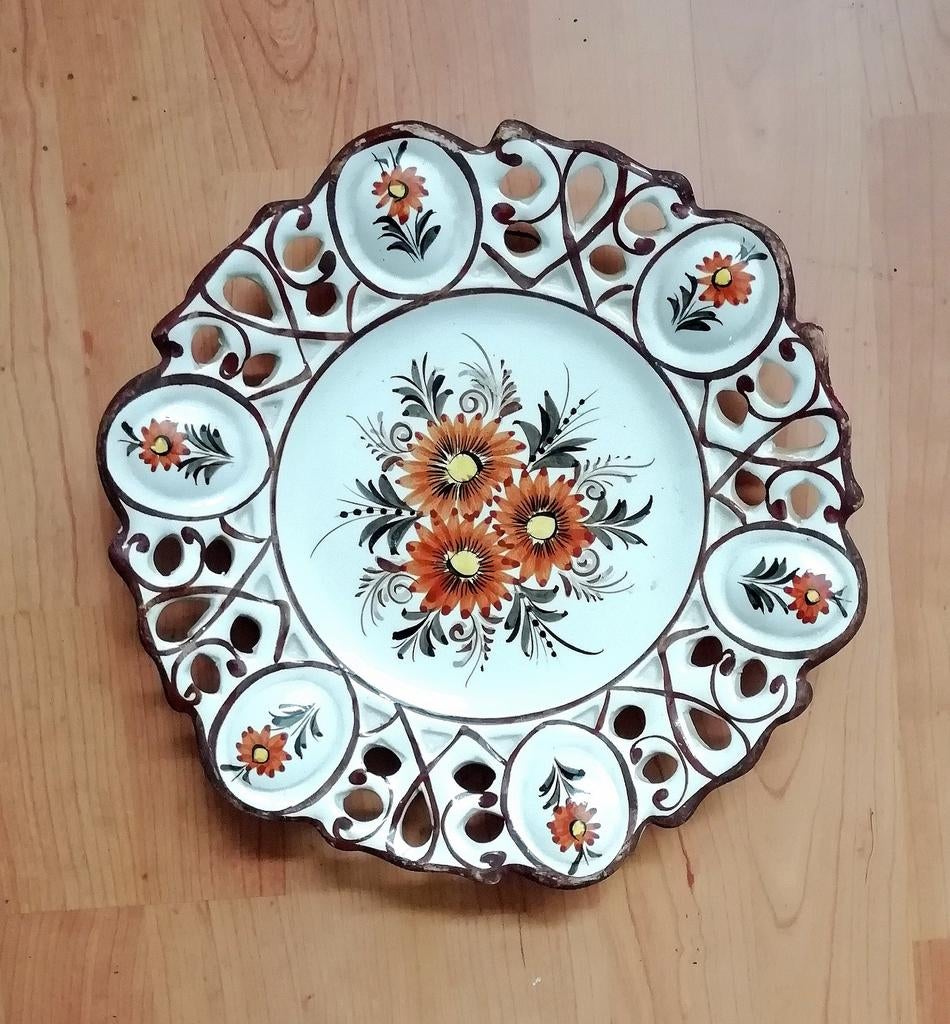 Wandbord,  Portugees aardewerk, Ophalen of Verzenden