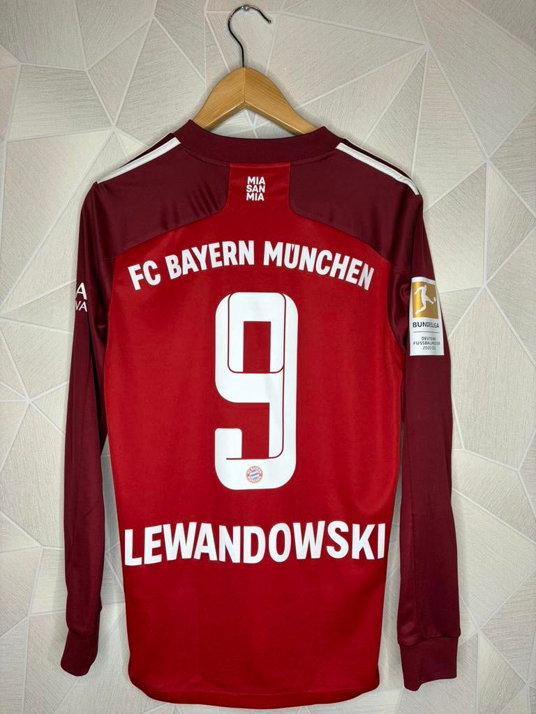 Bayern München Thuis 2020/2021 Lewandowski, Maat S, Ophalen of Verzenden, Zo goed als nieuw, Shirt