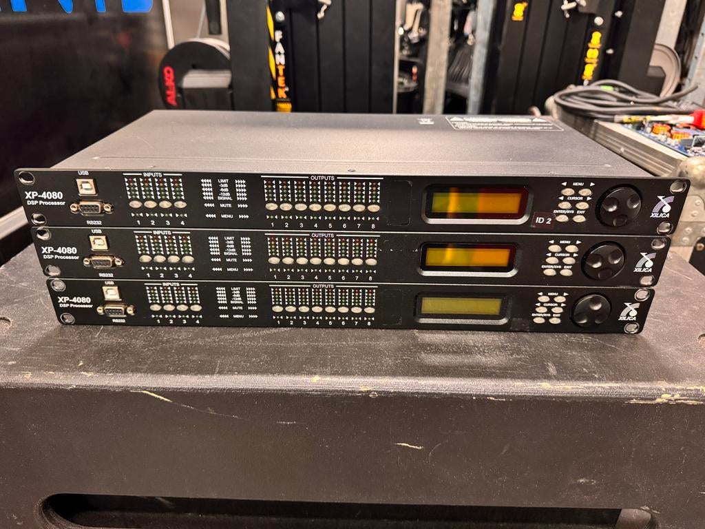 Xilica XP-4080 DSP Processor - Professionele Audio Oplossing, Ophalen of Verzenden, Gebruikt, 5 tot 10 kanalen