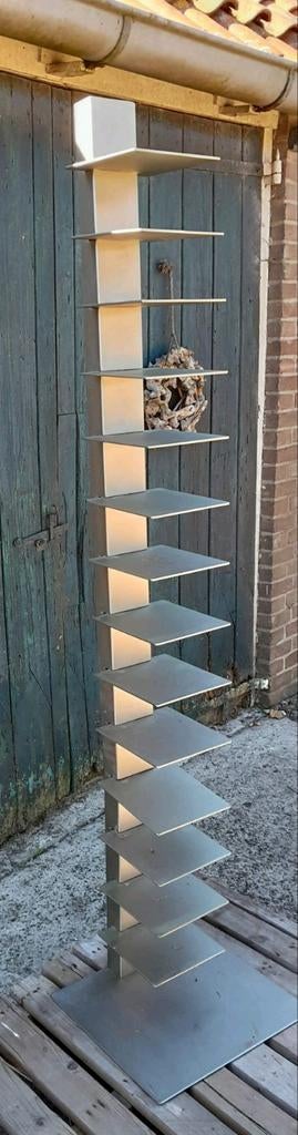 Design boekenrek metaal CD of boeken rek cdrek boekenrek, Ophalen, Gebruikt, Metaal, Cd's