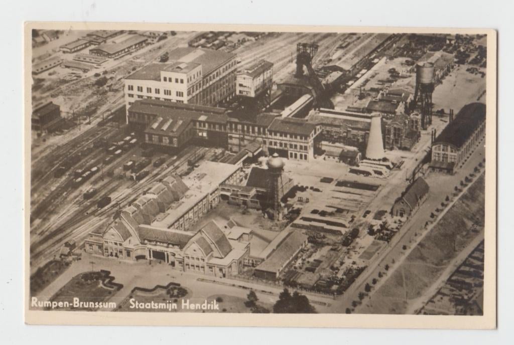 091 Rumpen-Brunssum Staatsmijn Hendrik B16, Verzenden, 1940 tot 1960, Ongelopen, Limburg