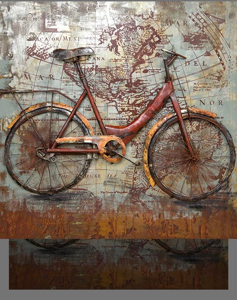 Metaalschilderij 100 cm bij 100 cm, Ophalen, 75 tot 100 cm, Schilderij, 75 cm of meer