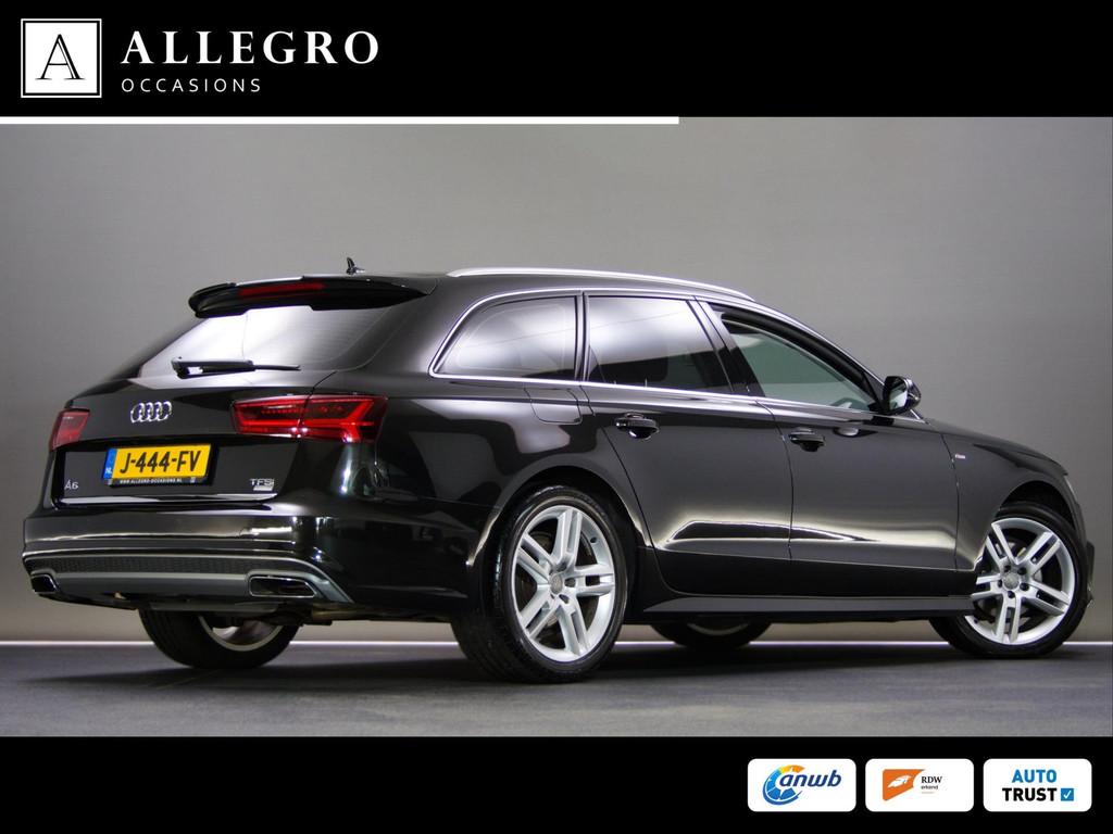 Audi A6 Avant 1.8 TFSI Ultra Premium S-Line Edition (APPLE C, Zwart, 1600 kg, 93 €/maand, 750 kg