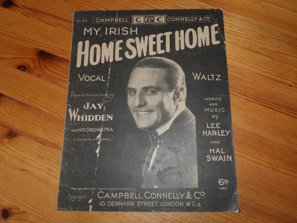 My irish home sweet home - hanley / swain, Gebruikt, Gitaar, Ophalen of Verzenden, Artiest of Componist