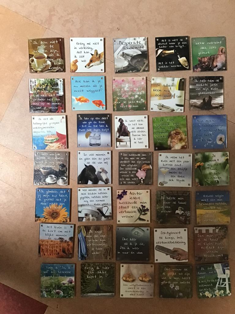 Tekst magneten 128 stuks, Ophalen of Verzenden, Nieuw