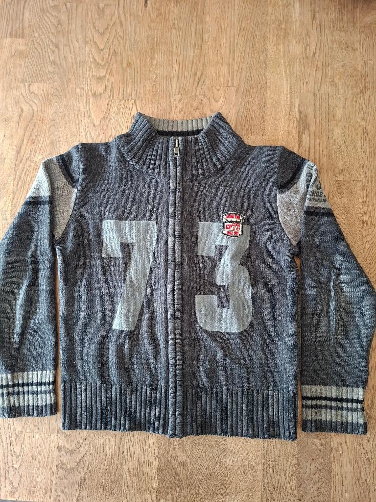 Unlocked gebreide vest grijs GP73 jongens maat 116/122, Anneonline, Steenbergen, Gebruikt, Shop@wesell4u.nl