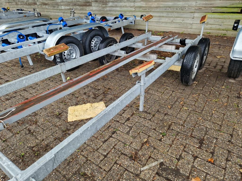 Pega ST 2000 stallingtrailer voor sloepen !!!, Ophalen, Gebruikt, 1500 tot 3000 kg, Sloepentrailer