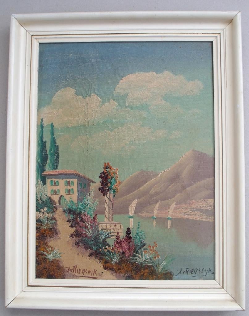 Jan van Riemsdijk (1879-1954)  (?) - Mediterrane - olieverf, Verzenden