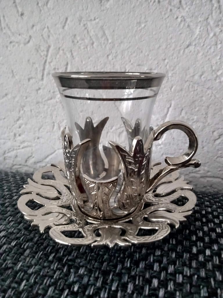 Verzilverd theeservies, Ophalen of Verzenden