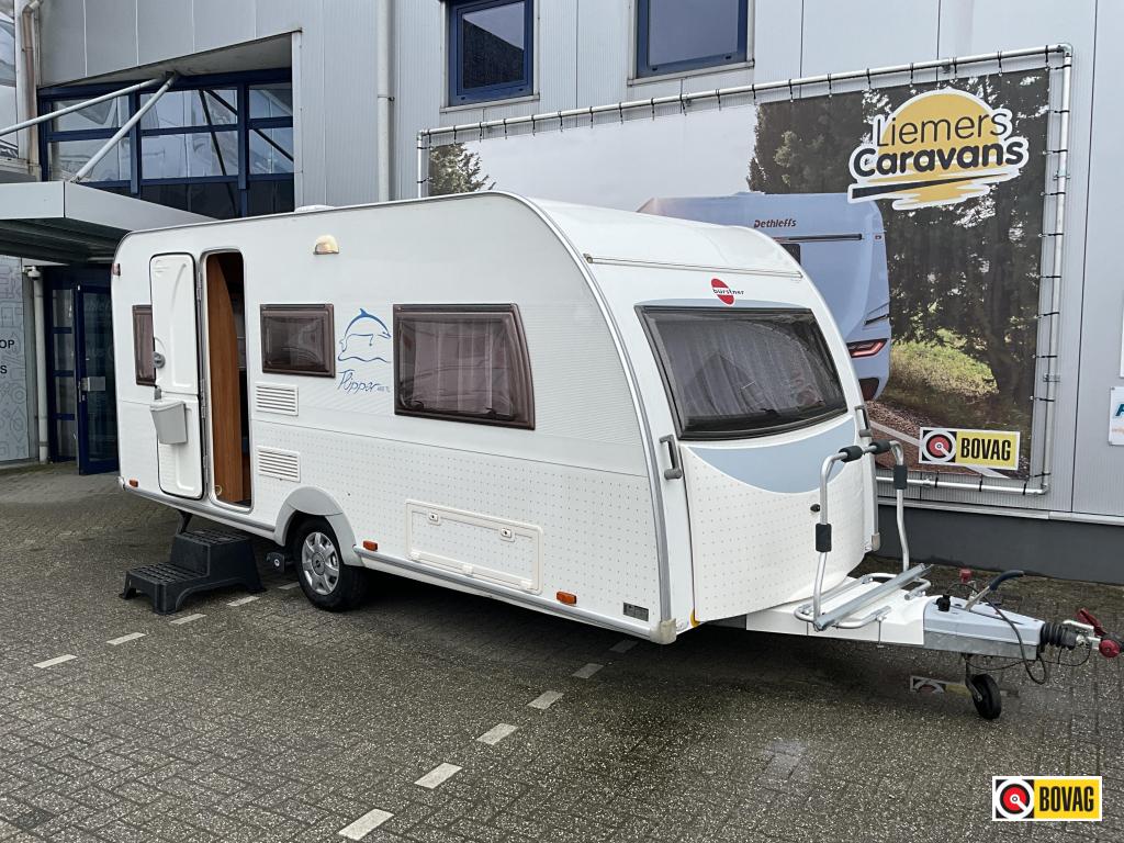 Bürstner Flipper 460 TL ENKELE BEDDEN-MOVER, Rondzit, Bedrijf, Schokbreker, Bürstner