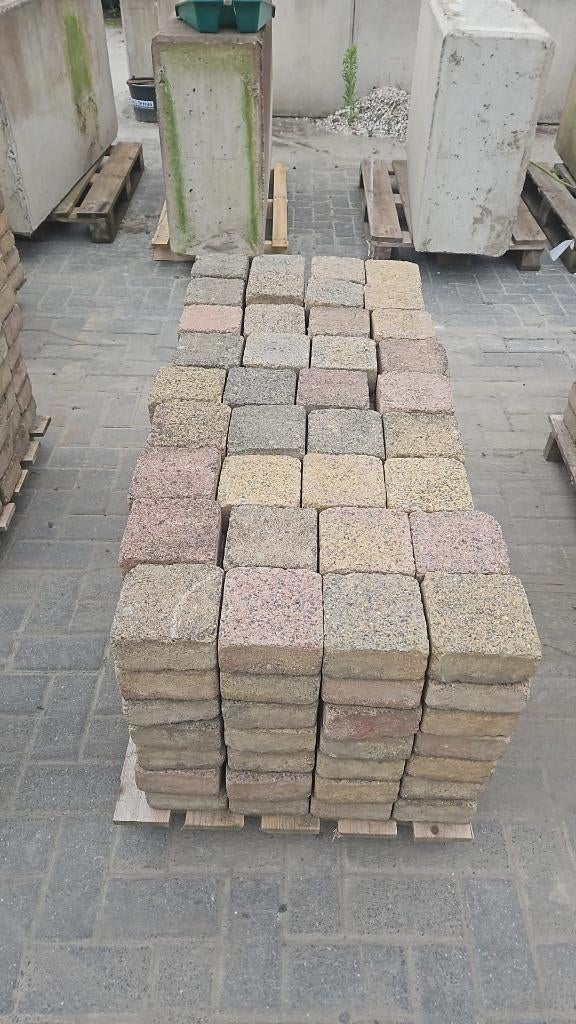 Cobblestones 14x14 Gemêleerd en gebruikt te koop, Gebruikt, Overige typen, Ophalen of Verzenden, 10 m² of meer