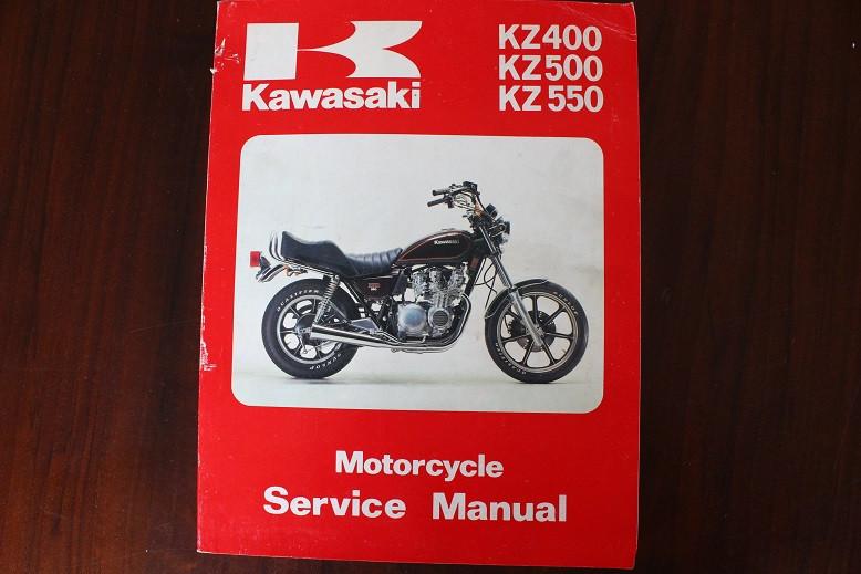 Kawasaki KZ400 KZ500 KZ550 1979 1981 service manual KZ 500, Motoren, Ophalen of Verzenden, Kawasaki