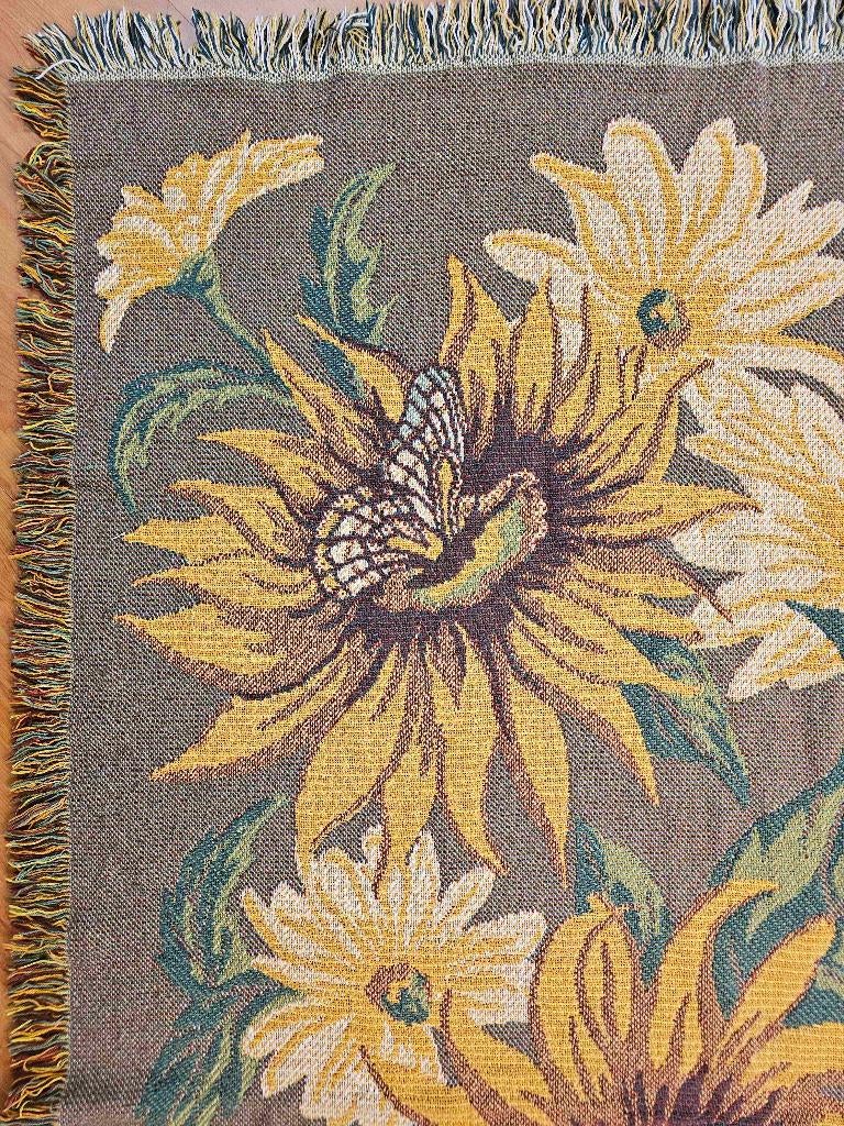 Grand Foulard Zonnebloemen 170/118 cm, Gebruikt, Etten-Leur, DJT@dejuistetoon.eu, Ophalen of Verzenden