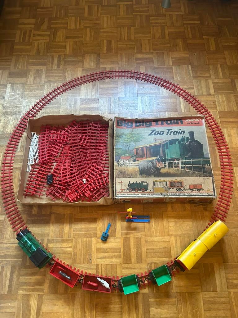 Vintage Tri-ang Big Big Big Train Action Set –Compleet +Doos, Ophalen of Verzenden