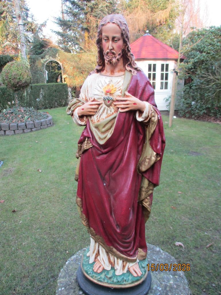 Te koop: H. Hartbeeld, Antiek en Kunst, Antiek | Religie, Ophalen of Verzenden