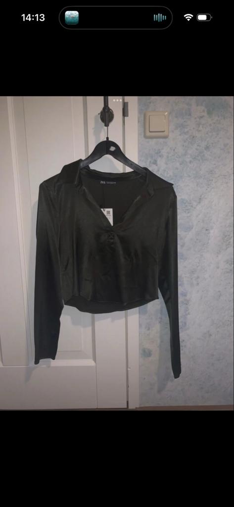 Nieuwe Zara blouse met lange mouwen, Kleding | Dames, Maat 38/40 (M), Nieuw, Ophalen of Verzenden, Lange mouw