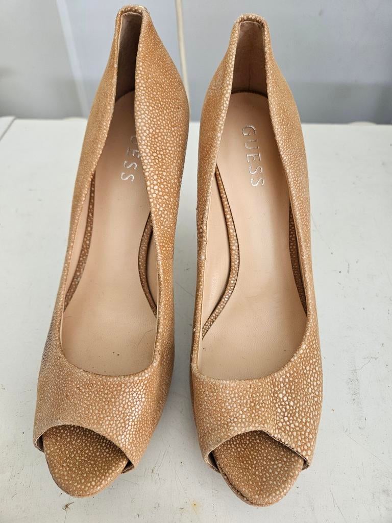 Peeptoes van Guess, Pumps, Guess, Beige, Ophalen of Verzenden
