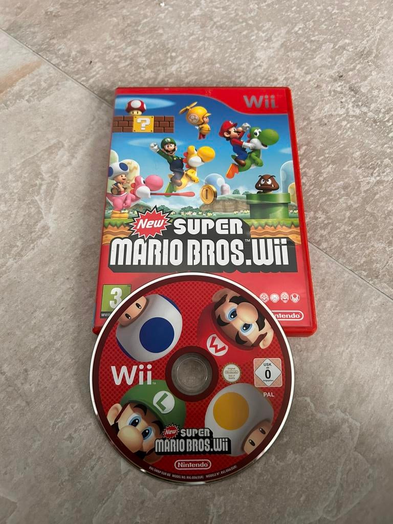 Nintendo Wii Super Mario Bros, Avontuur en Actie, Gebruikt, 1 speler, Ophalen of Verzenden