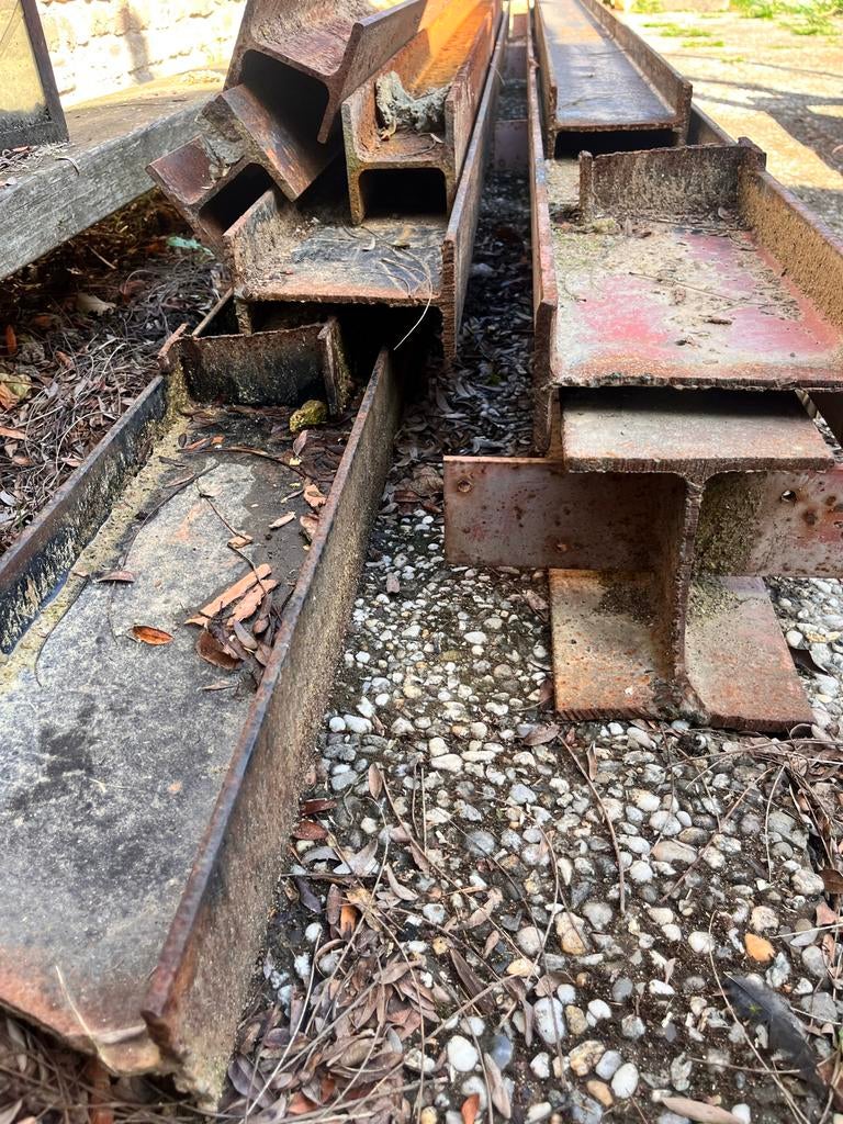 Metalen balken, Doe-het-zelf en Verbouw, Metalen, Ophalen, Gebruikt, IJzer