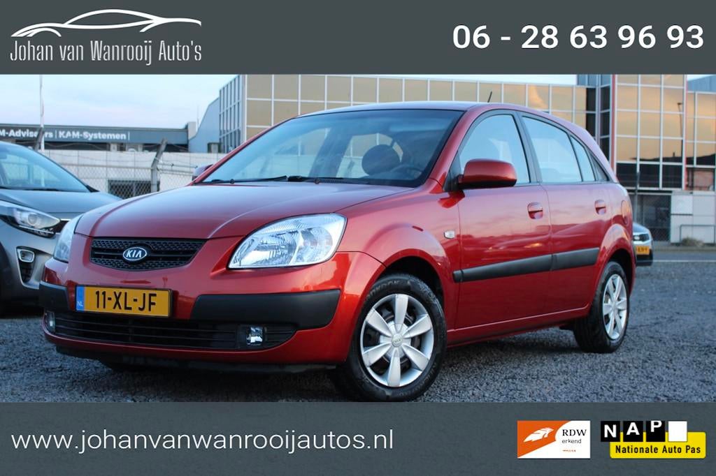 Kia Rio 1.4 X-tra/AIRCO/NW APK, Auto's, Voorwielaandrijving, Stof, Gebruikt, Metallic lak