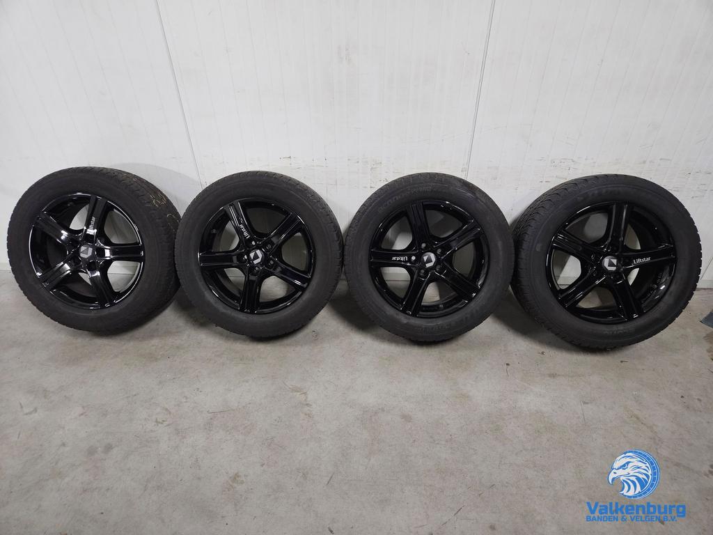 6mm! Mercedes Vito V-Klasse W447 17 inch zwarte velgen TPMS, Auto-onderdelen, Banden en Velgen, -, -, Banden en Velgen, 17 inch