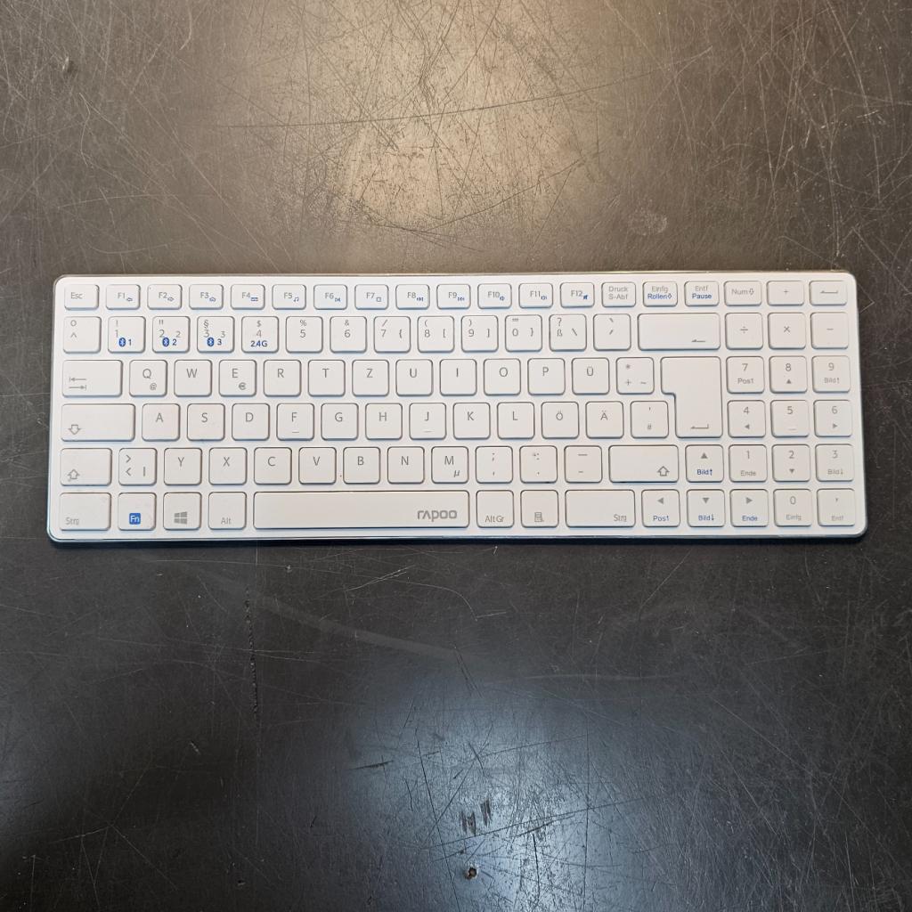 Rapoo E9100M draadloos toetsenbord wit | Nwpr 39.95, Flex Ltd., Zo goed als nieuw, https://flex.com/contact-us, Nobelstraat 10, 5807 GA Oostrum LB, Limburg, Nederland