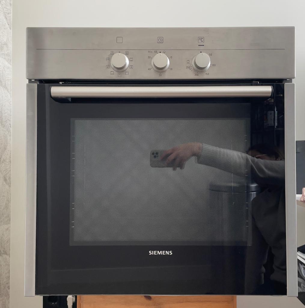 Siemens inbouw oven, Gebruikt, Hete lucht, Oven met grill, Inbouw